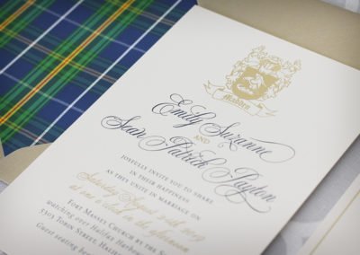 Celtic Foil Wedding Invitations
